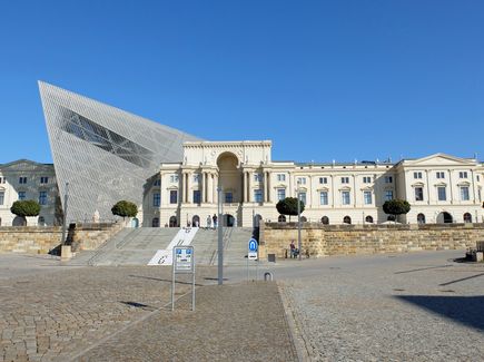 View of the Museum of Military History in Dresden